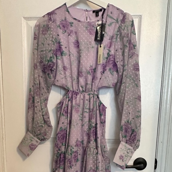 NWT Floral Maxi Dress with Long Sleeves - XS - Picture 5 of 5